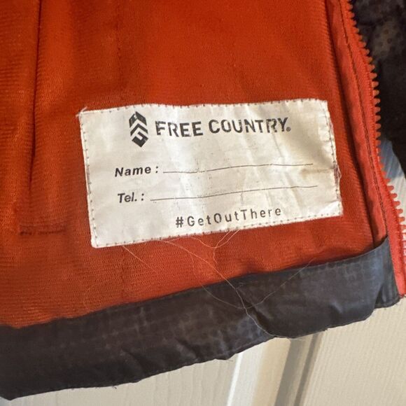 FREE COUNTRY Kids Hooded Puffer Jacket Size 7 Wind Resistant Warm & Lightweight - Picture 7 of 10